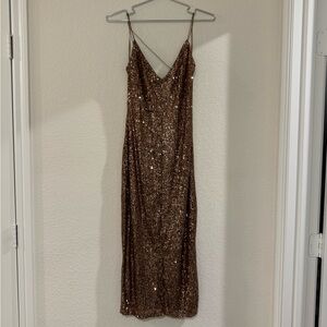 Sequin Midi Dress